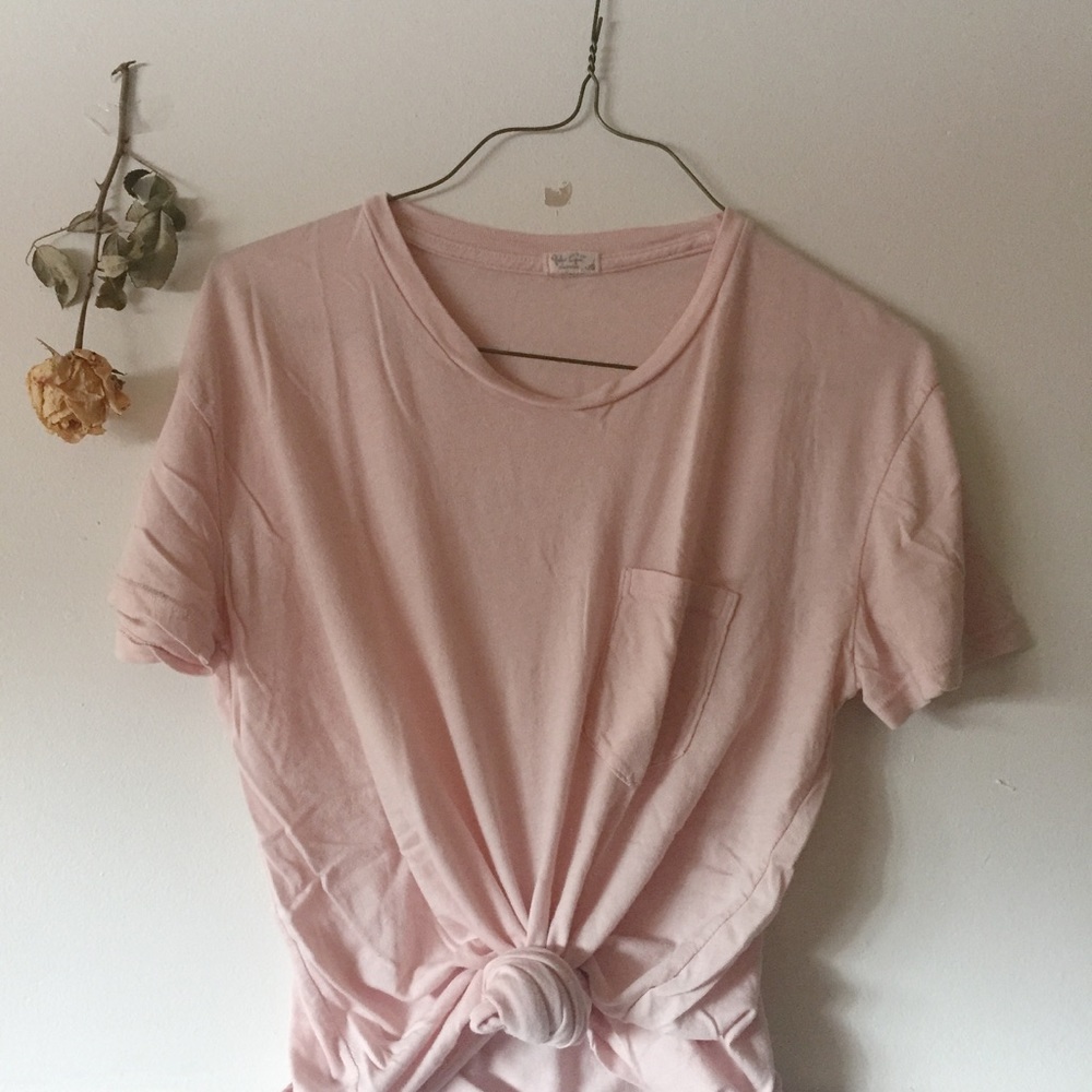 brandy mevlille pink tshirt